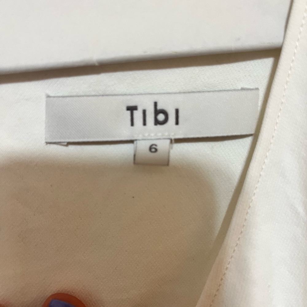 Tibi Chalky Drape Front Blouse - image 4